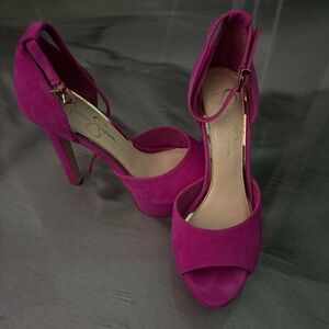 Jessica Simpson Fuchsia Heels